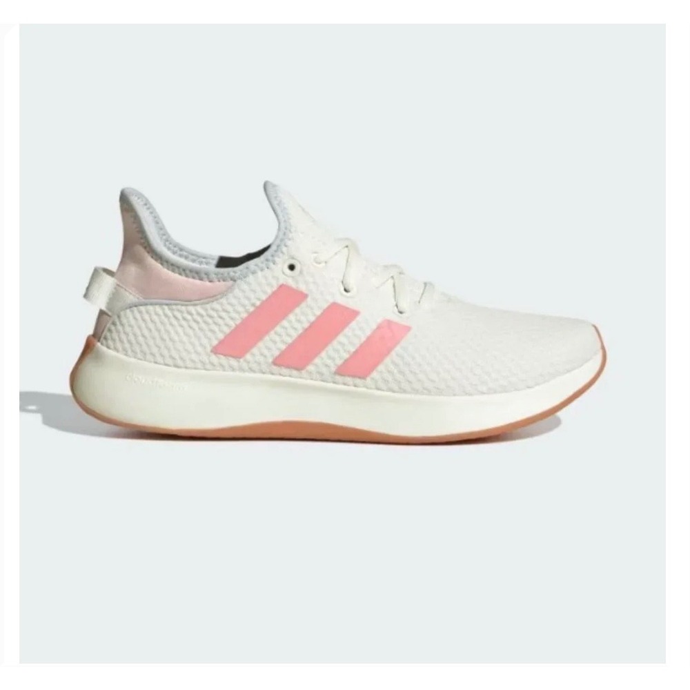 Adidas Purw foam Adapt Kids Sneakers White Pink IH7714 Size 5